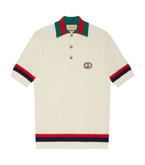 gucci knitted polo shirts